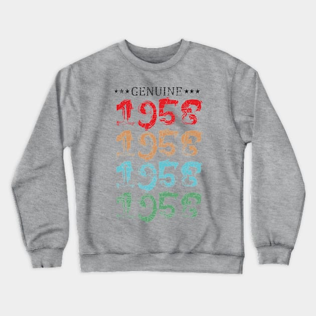 1958 Crewneck Sweatshirt by martinlipnik40